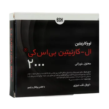 محلول خوراکی ال کارنیتین 2000 بی اس کی 10 عدد