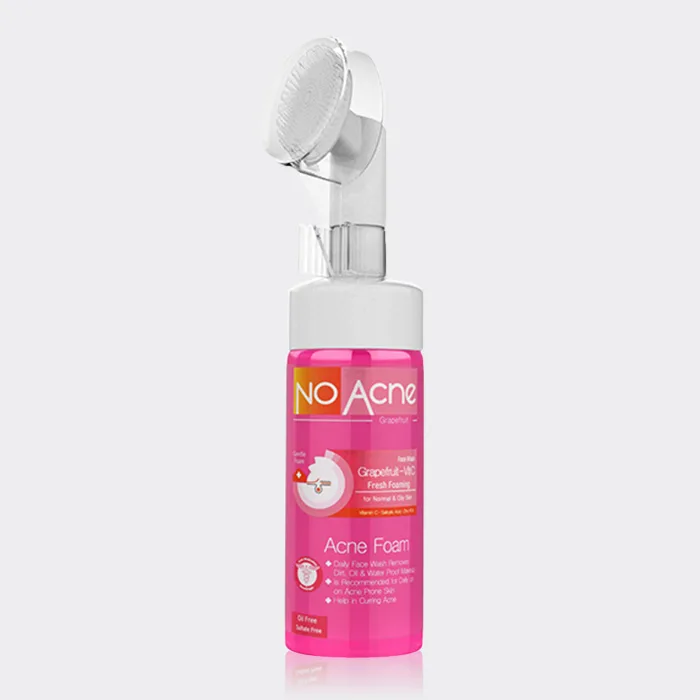 1 no acne face wash grapfruit brush