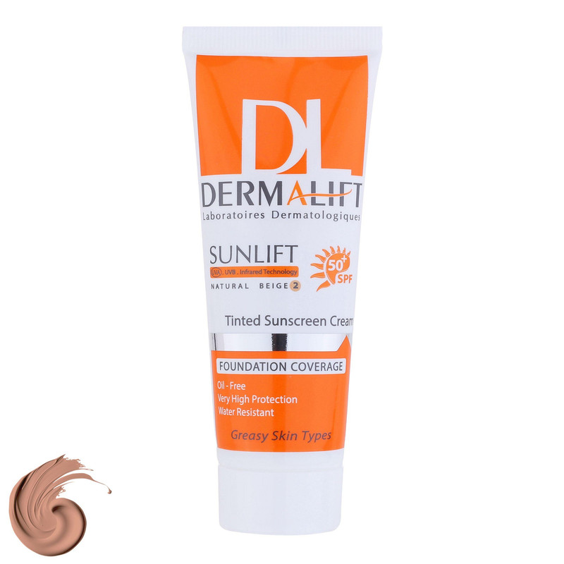 کرم ضد آفتاب SPF50 پوست خشک و معمولی درمالیفت 40 میلی لیتر
