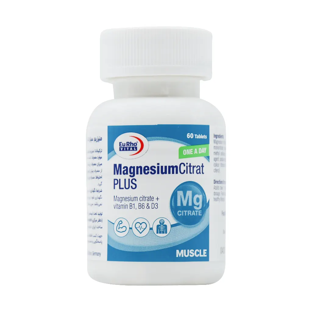 Eurho vital Magnesium Citrat Plus 60 Tabs