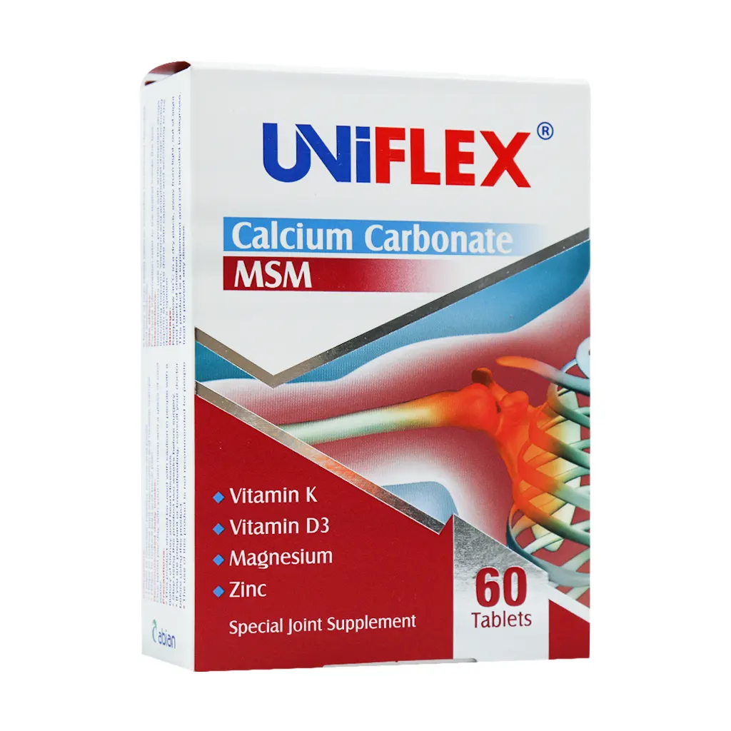 Liberty Uniflex CalciumCarbonate MSM 60 Tabs