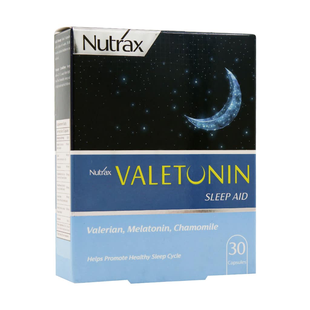 Nutrax Valetunin Sleep Aid caps
